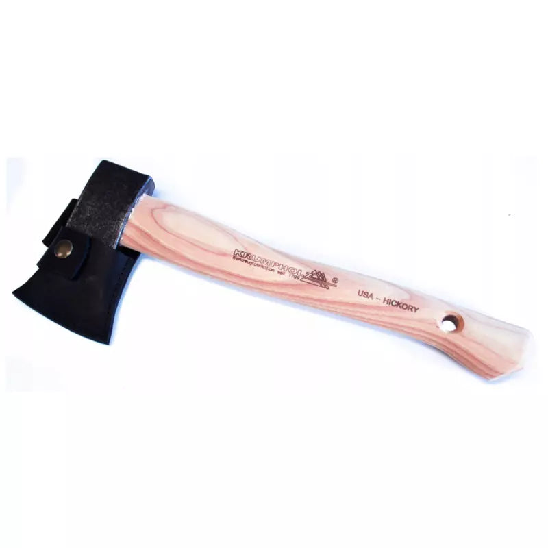 Sekera ručne kovaná s koženým puzdrom