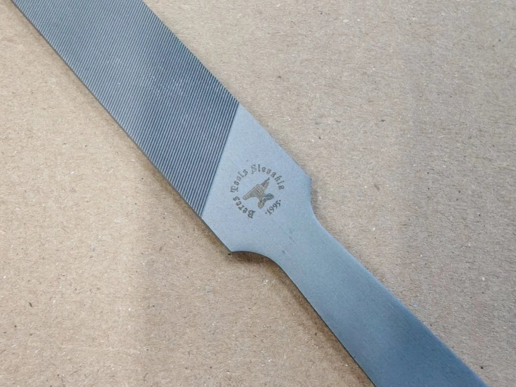 Pilník na motyky detail