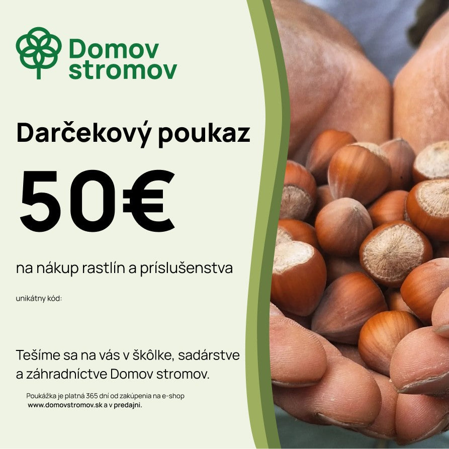 Darčekový poukaz 50€