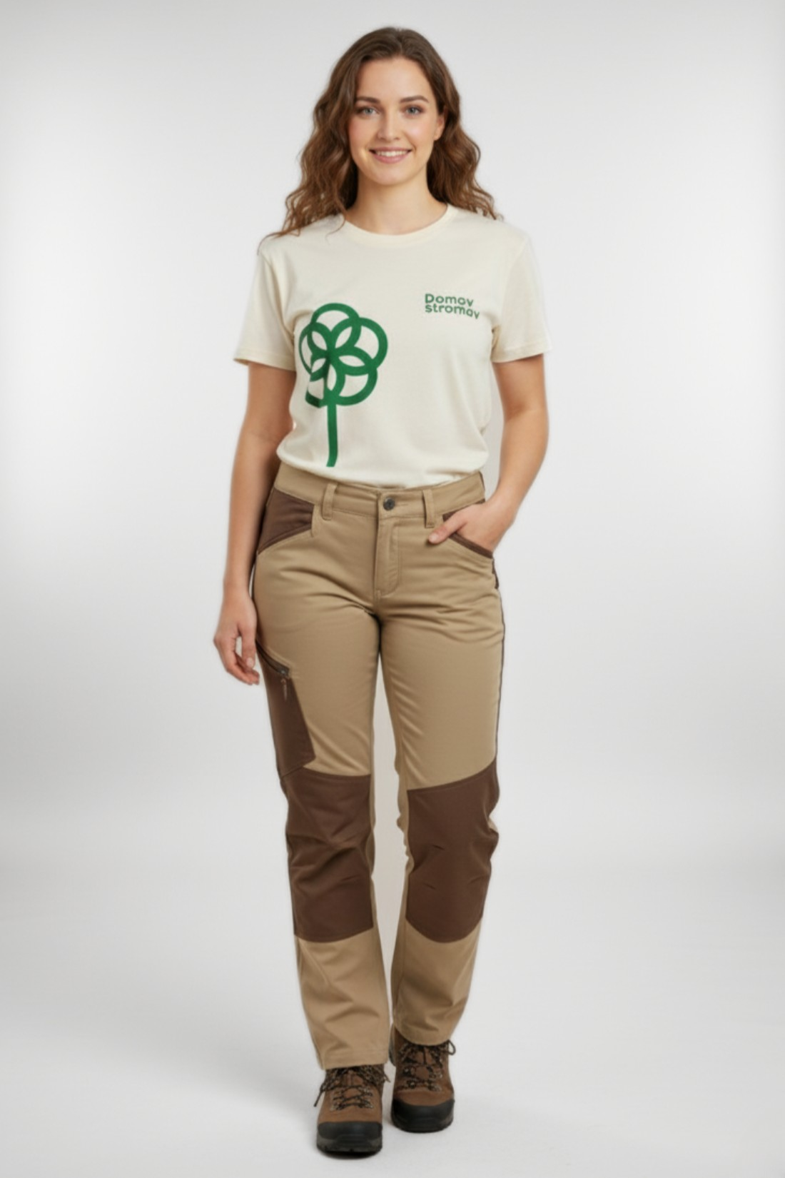 Tričko DOMOV STROMOV Prírodné dámske 